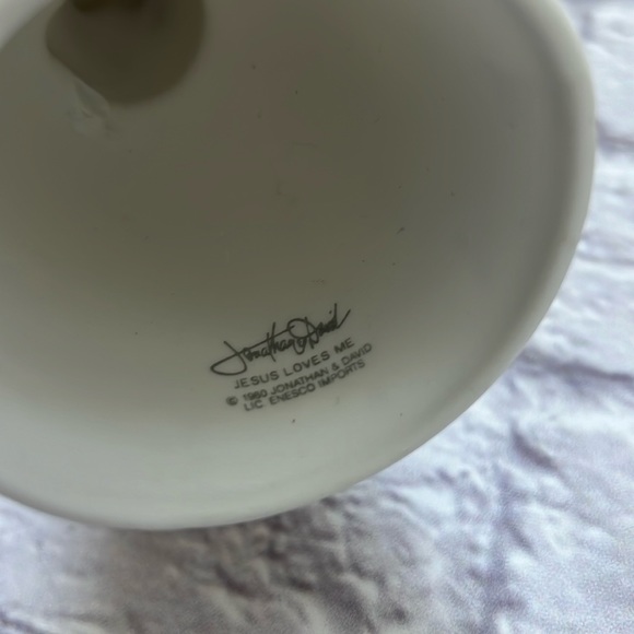 Precious moments Vintage 1980 “Jesus loves me” Jonathan & David series - Picture 6 of 7